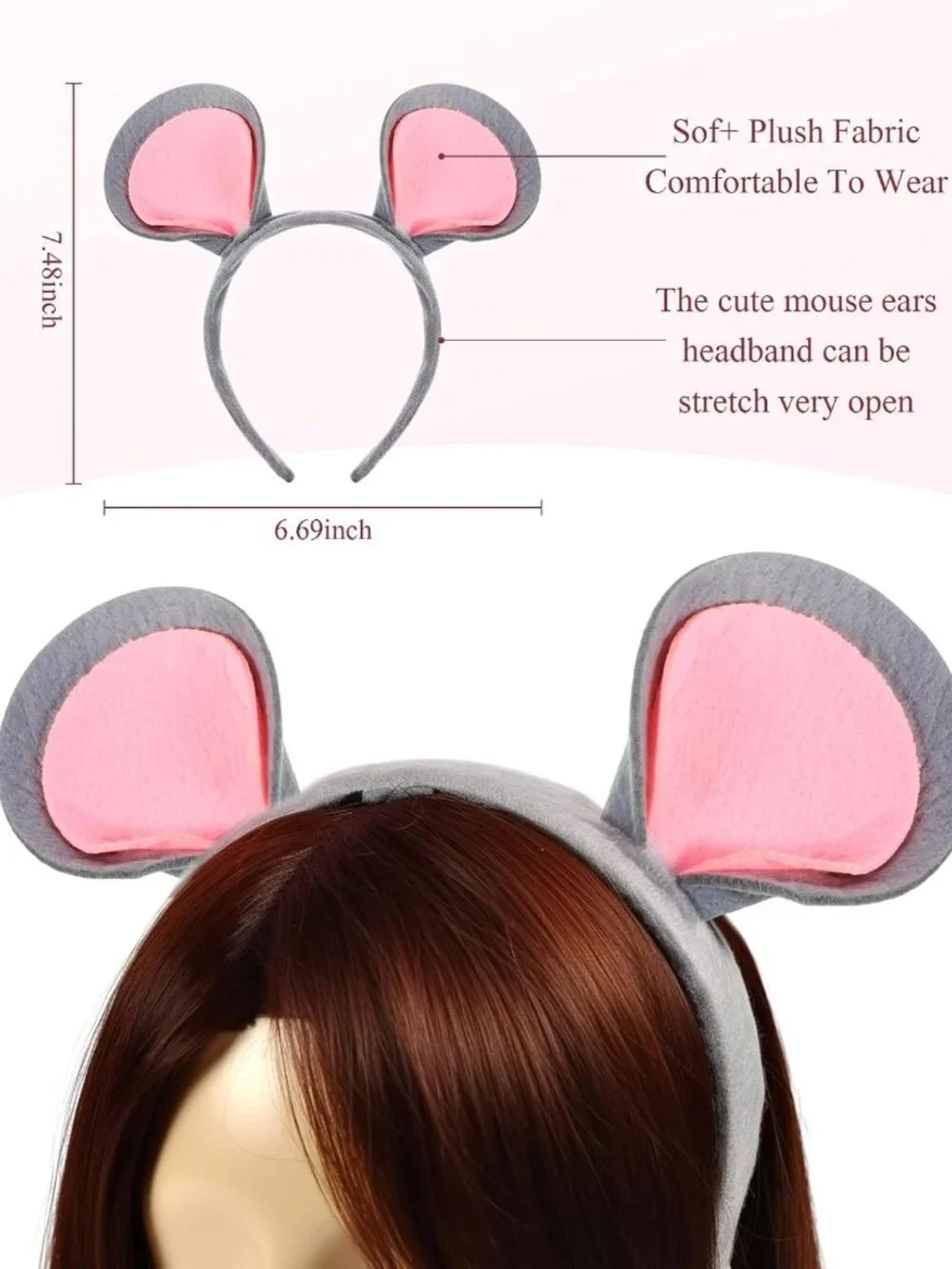 12 Pcs Halloween Mouse Costume Accessories Set | Fun Party Props & Dress Up